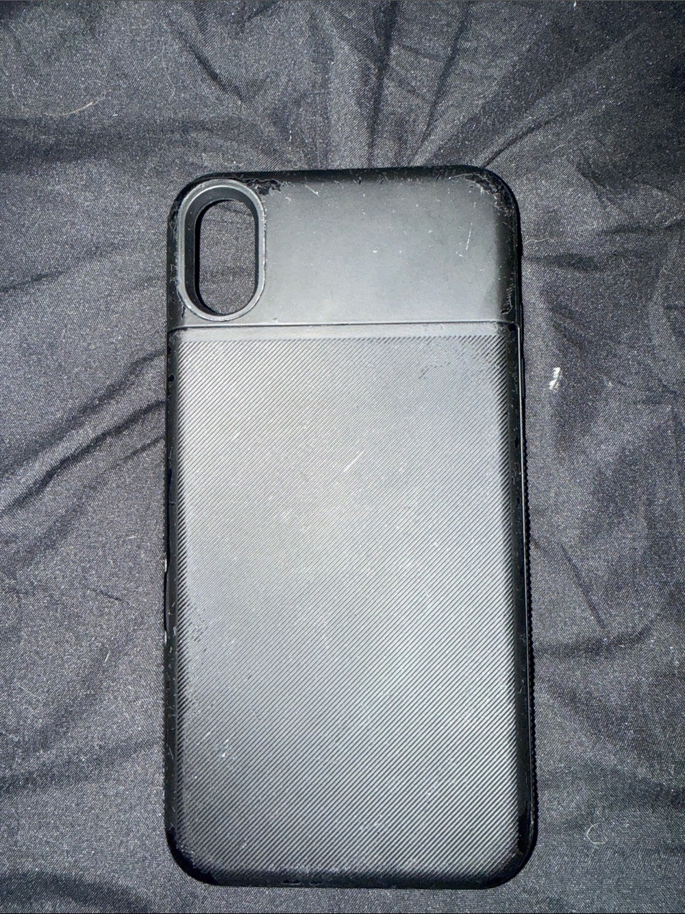 Black Protective Phone Case with card holder